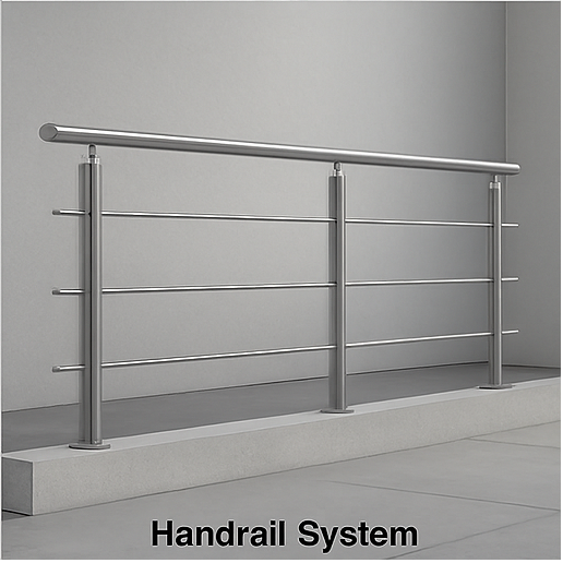 Aluminum handrail system