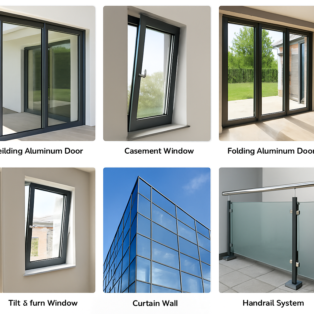 Tilt and turn aluminum window